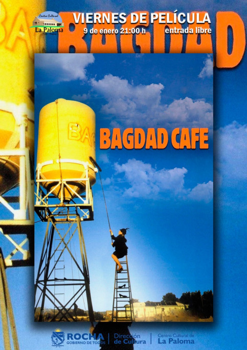 Proyección de la película "Bagdad Café" en La Paloma