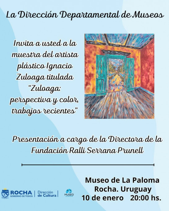 Muestra "Zuloaga: perspectiva y color, trabajos recientes" en el Museo de La Paloma