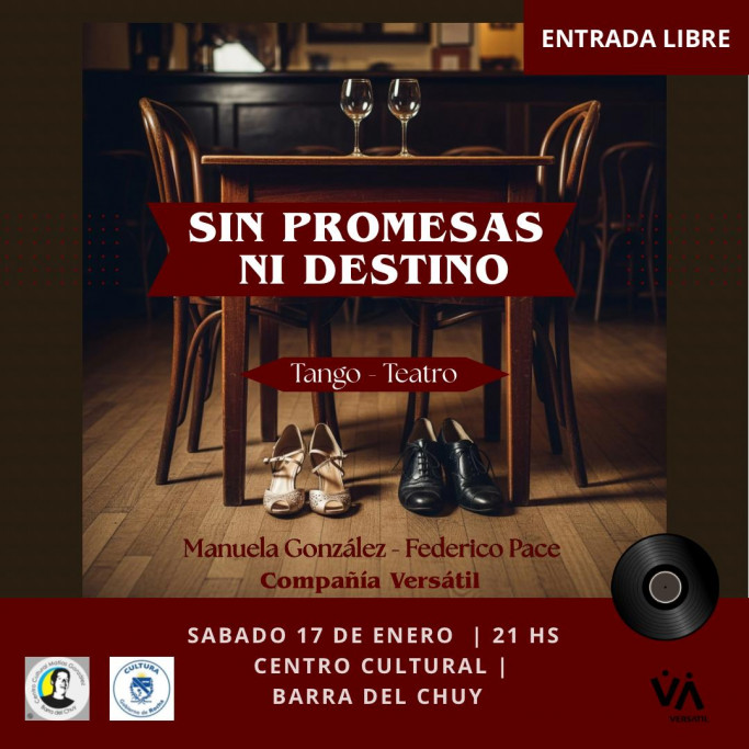 Tango – Teatro “Sin Promesas Ni Destino” en Barra del Chuy