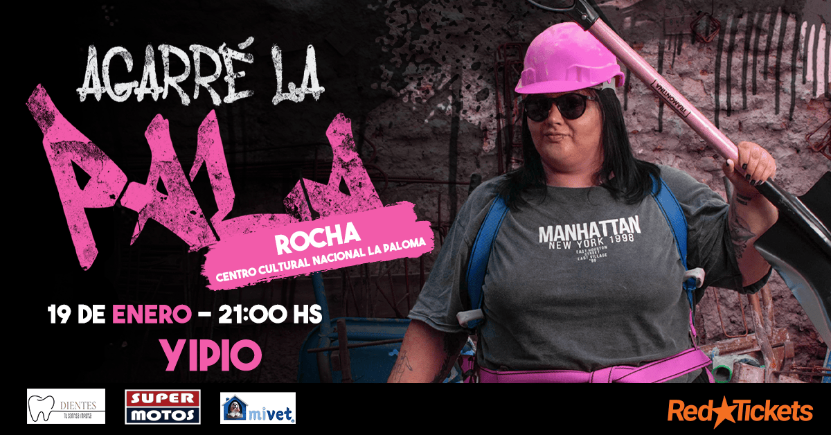 Stand up “Agarré la pala” de Yipio en La Paloma