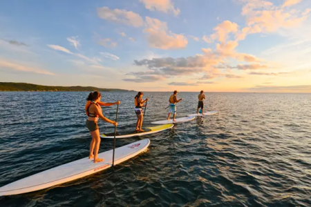 Clase Stand Up Paddle en La Paloma