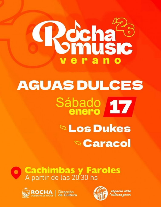 Rocha Music 2026 en Aguas Dulces