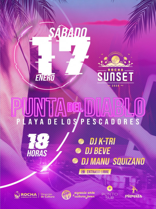 Rocha Sunset 2026 en Punta del Diablo