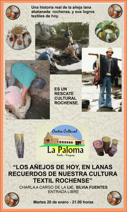 Los añejos de hoy, en lanas recuerdos de nuestra cultura textil rochense