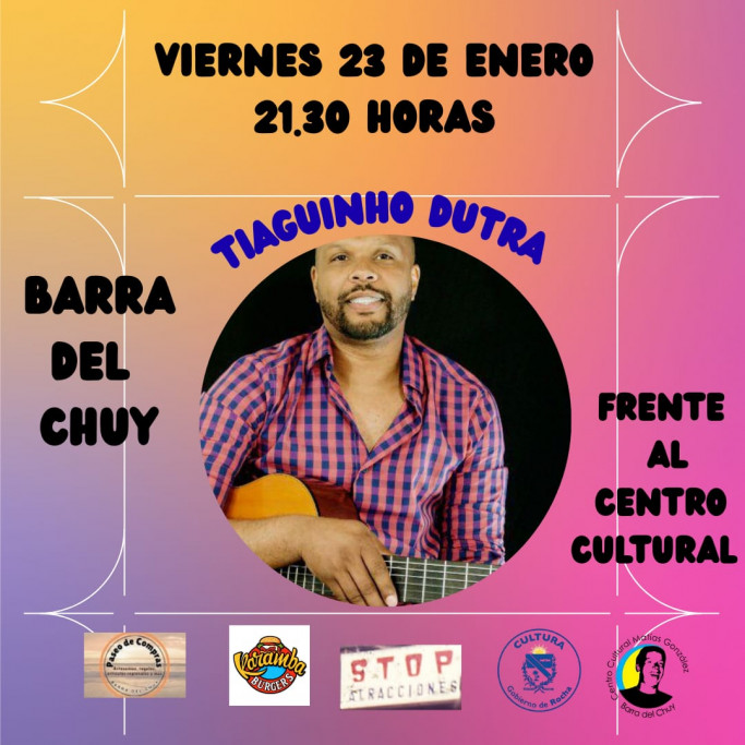 Música en vivo con Tiaguinho Dutra en Barra del Chuy
