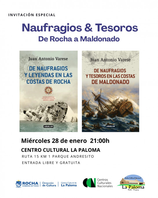 Naufragios y tesoros de Rocha a Maldonado