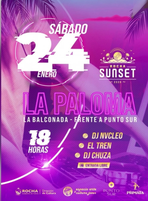 Rocha Sunset 2026 en La Paloma