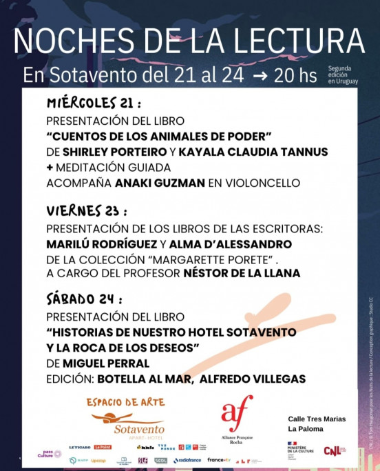 Noches de la Lectura – Segunda Edición en Uruguay