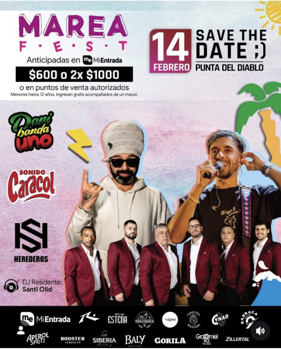 Marea Fest Segunda Edición en Punta del Diablo 2026