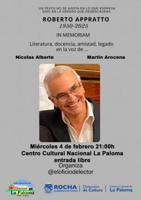 Un texto no se agota en lo que expresa sino en la verdad que desencadena – Homenaje a Roberto Appratto