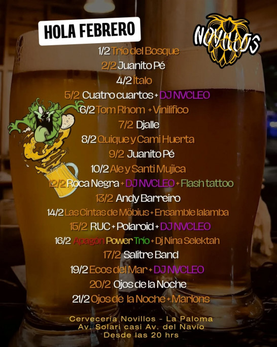 Cervecería Novillos de Fiesta en La Paloma