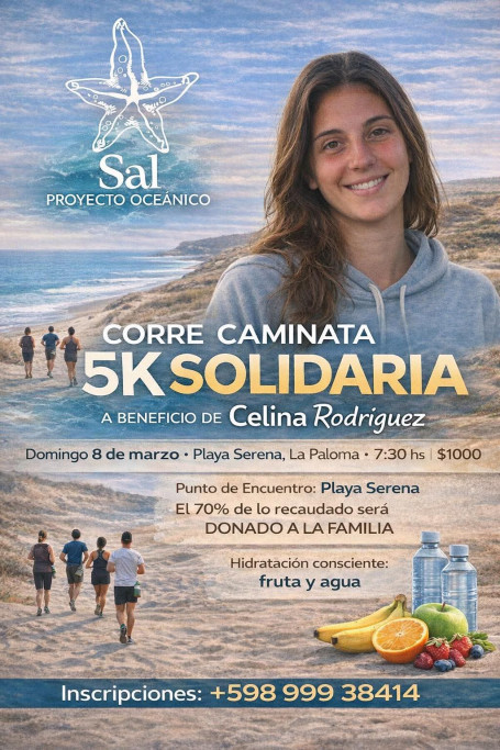 Corre Caminata 5K solidaria en Playa Serena – A beneficio de Celina Rodríguez