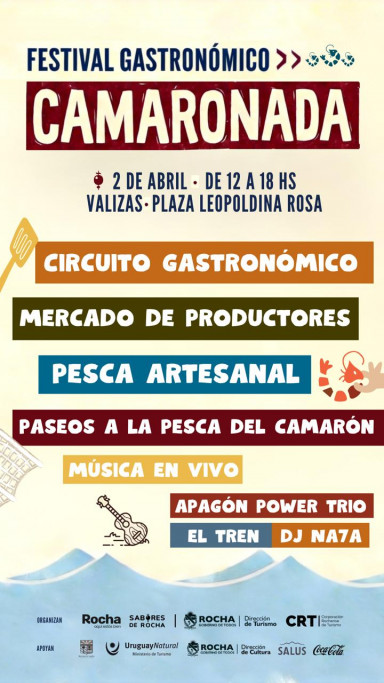 8ª Edición Festival Gastronómico Camaronada en Barra de Valizas
