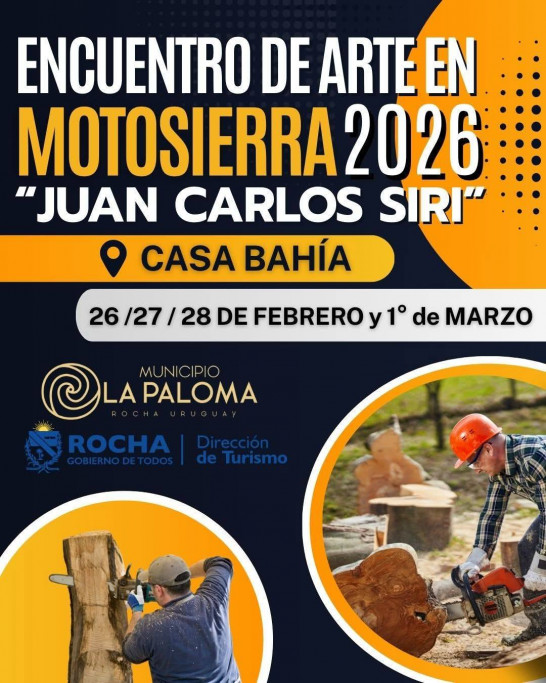 Encuentro de Arte en Motosierra 2026 "Juan Carlos Siri"