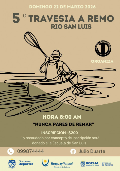 5° Travesía a Remo por Río San Luis