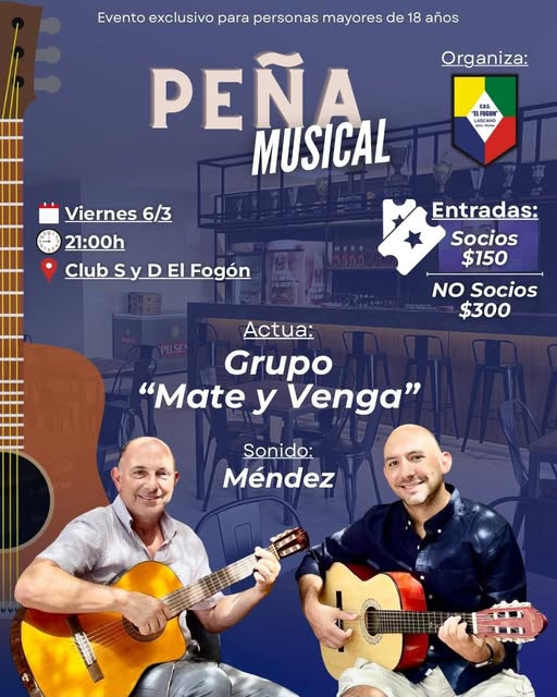 Peña Musical en Lascano.