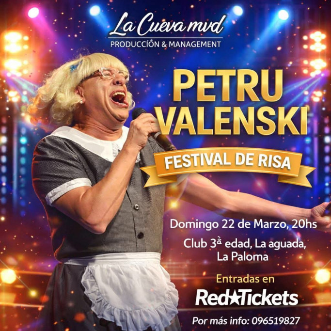 Show de humor de Petru Valensky en La Paloma