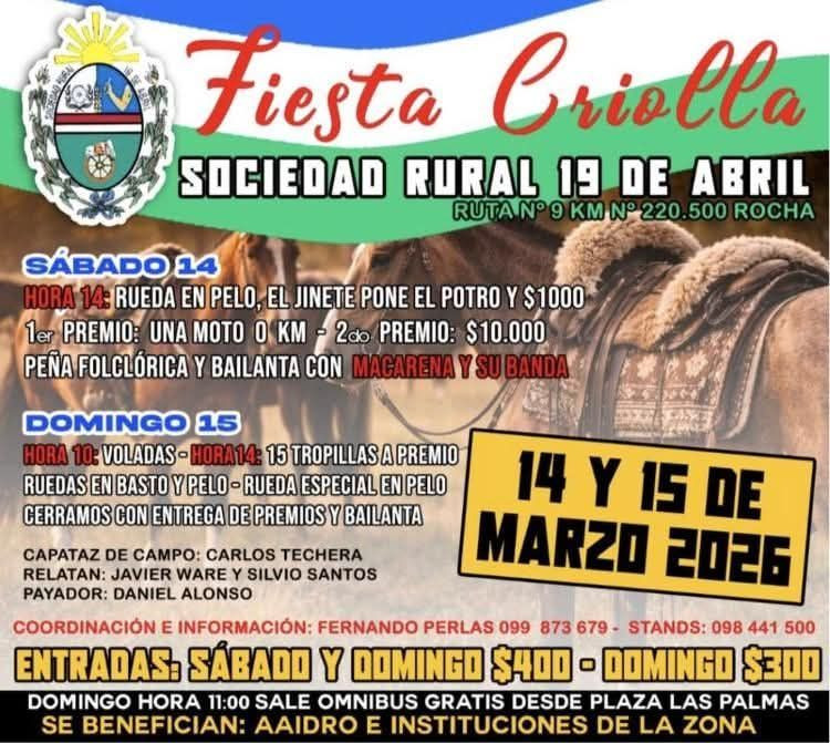Fiesta Criolla en Rocha