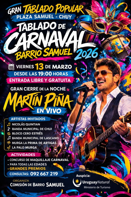 Tablado de Carnaval en Chuy