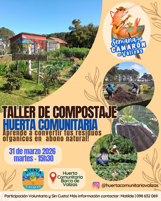 Taller de Compostaje en el marco de la Semana del Camarón