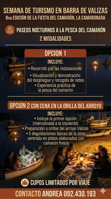 Paseos Nocturnos a la Pesca del Camarón