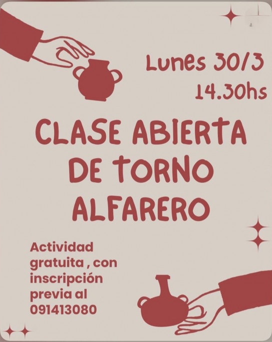 Clase Abierta de Torno Alfarero
