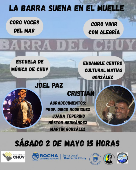 La Barra Suena en el Muelle en Barra del Chuy