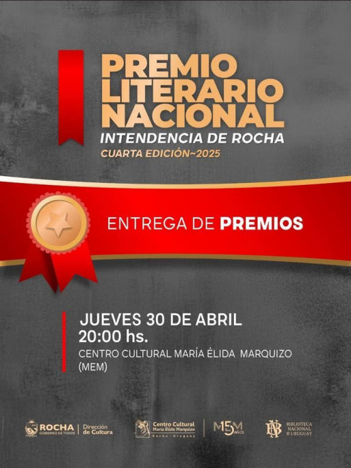 Premio Literario Nacional - Intendencia de Rocha 4ta Edición (2025)
