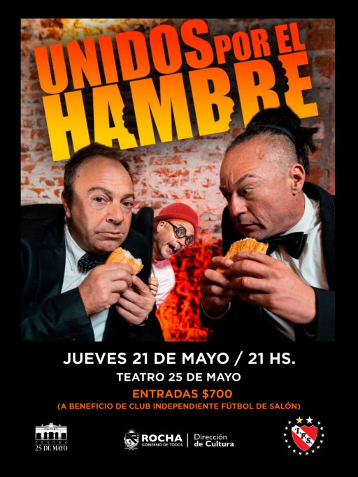 Unidos por el Hambre - show de humor en Rocha