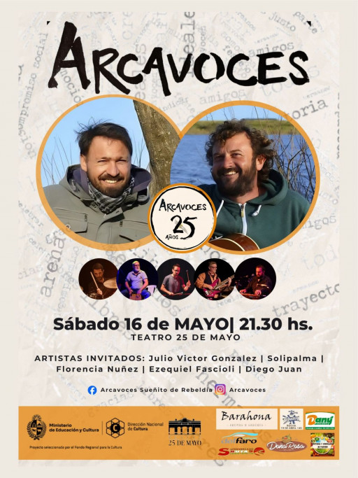 Arcavoces 25 años en Rocha