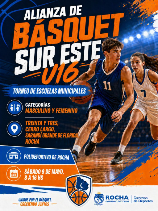 Torneo Alianza de Básquet Sur Este U16 en Rocha
