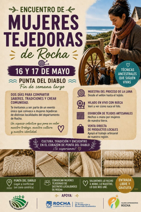 Encuentro de Mujeres Tejedoras de Rocha en Punta del Diablo