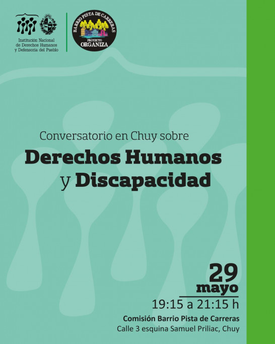 Conversatorio sobre Derechos Humanos y Discapacidad en Chuy