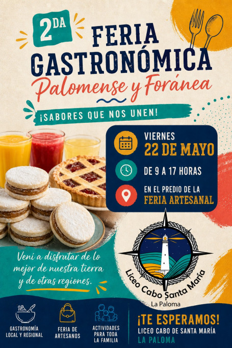 2da Feria Gastronómica Palomense y Foránea en La Paloma