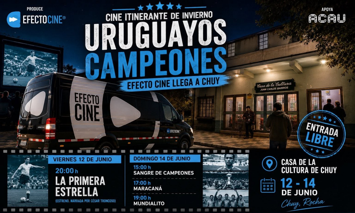 Uruguayos Campeones – Cine Itinerante de Invierno
