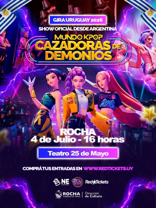 Musical "Mundo KPop: Cazadoras de Demonios" en Rocha