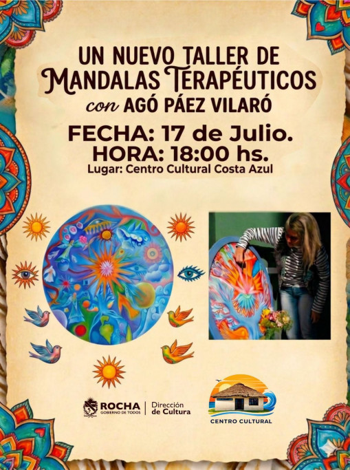 Taller de Mándalas Terapéuticos con Agó Páez Vilaró - La Paloma