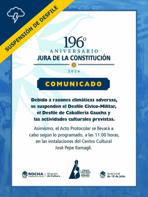 196° Aniversario de la Jura de la Constitución en 18 de julio