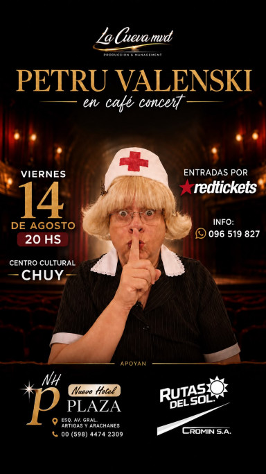 Petru Valensky en Café Concert – Chuy