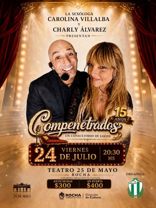 "Compenetrados" – Obra de teatro en Rocha