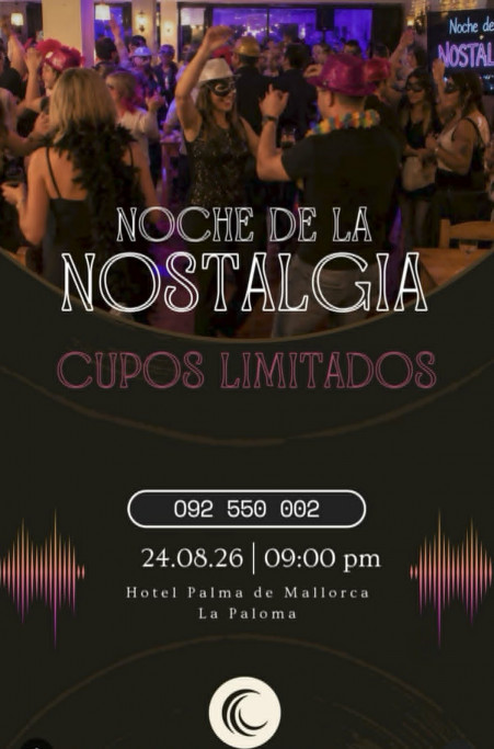 Noche de la Nostalgia – Hotel Palma de Mallorca – La Paloma