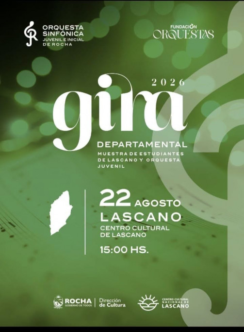 Gira Departamental 2026 de la Orquesta Sinfónica Juvenil e Inicial de Rocha – Lascano