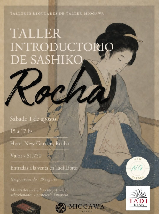 Taller Introductorio de Sashiko – Rocha