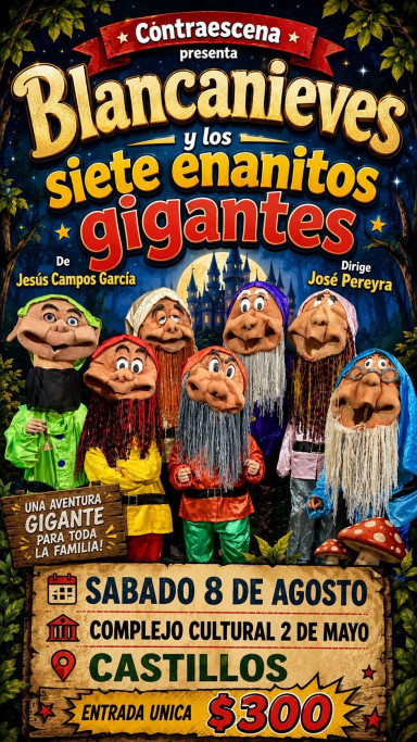 Blancanieves y los Siete Enanitos Gigantes – Castillos