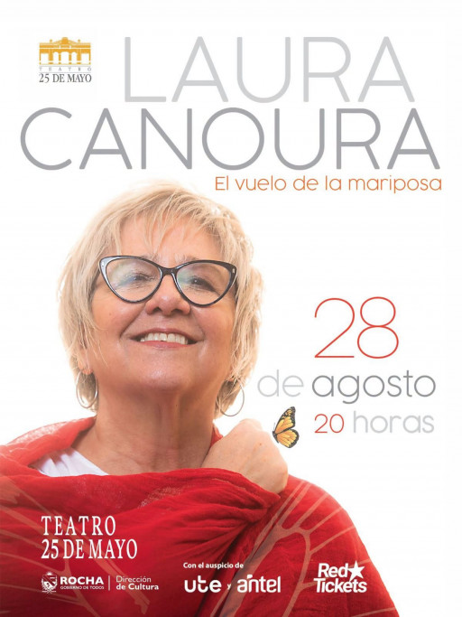Laura Canoura presenta "El vuelo de la mariposa" – Rocha
