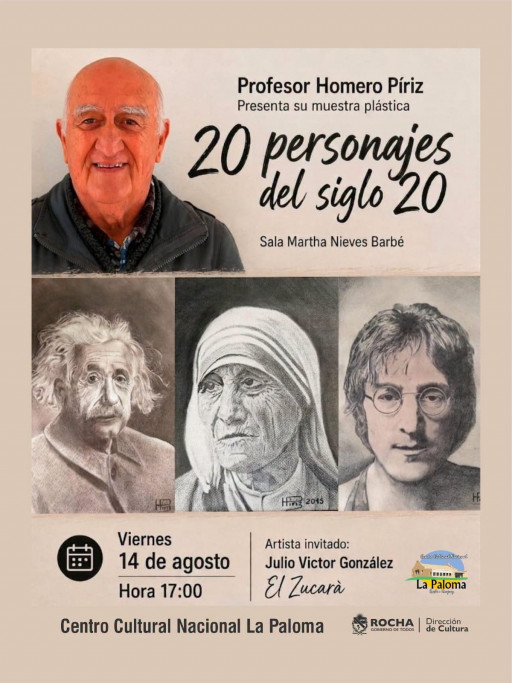 "20 personajes del siglo 20" – La Paloma