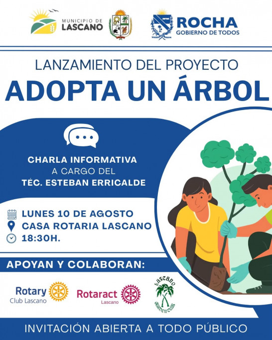 "Adopta un Árbol" en Lascano: forestación y compromiso con el ambiente