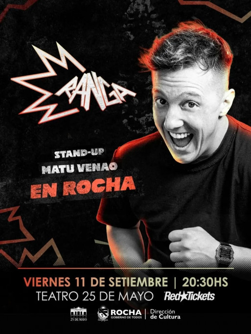Ranga - Matu Venao, Stand Up en Rocha