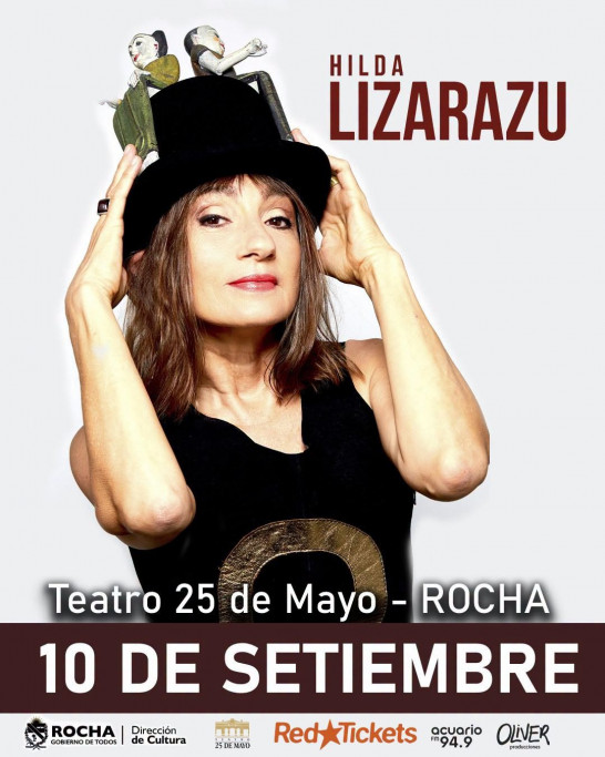 Hilda Lizarazu llega por primera vez a Rocha con sus grandes éxitos y nuevas canciones