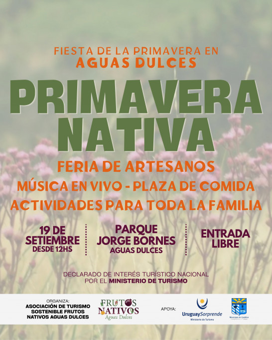 Primavera Nativa en Aguas Dulces: feria, gastronomía, música y actividades para toda la familia